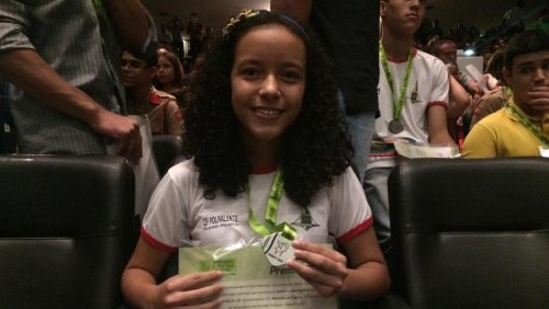 Maria Lívia foi premiada com sua primeira medalha de ouro em 2016