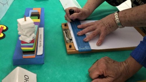 Atualmente, uma média de 3,5 mil provas em braille são impressas | Foto: IBC