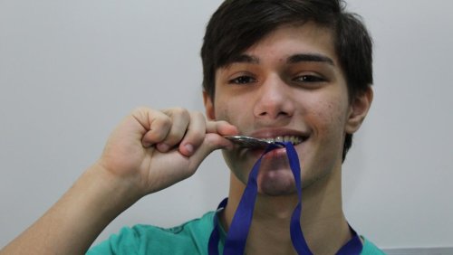 Nicolas Vilet alcançou uma medalha de ouro na 16ª OBMEP